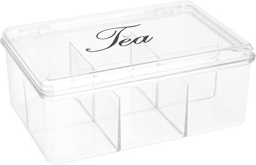 555Y40 - Caja Para Te Plastico Transparente: Amazon.es: Bricolaje ...