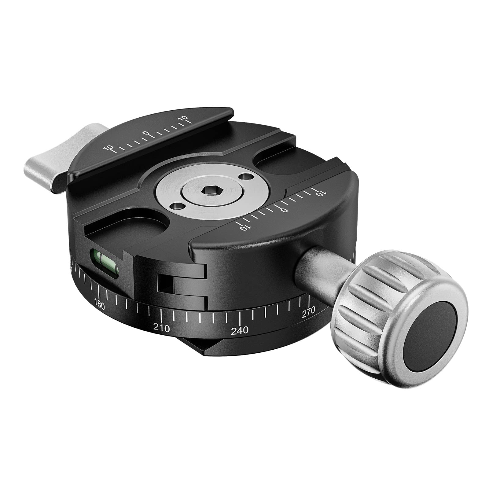 BF BAFANG 58 mm Quick Release Plate Clamp Compatible with Arca Swiss, 360° Rotatable Quick Release Clamp with Removable Plate 1/4 Inch 3/8 Inch Screw Adapter for Tripods, Monopods, Camera, Ball Head