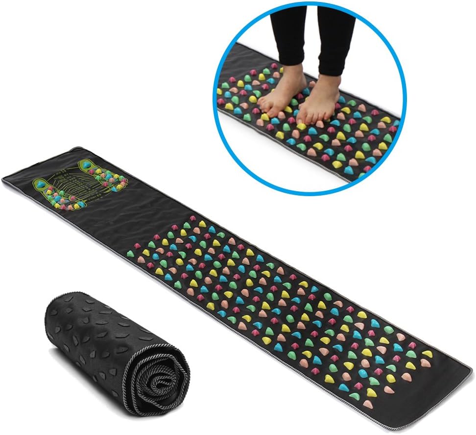 Enshey Foot Massage Mat Walk Reflexology Massager Acupoint