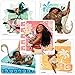 Another Dream Disney Moana Party Favor Pack Supplies Themed Pack Includes Pencils, Stickers, Stampers, Tattoos, and Keychains