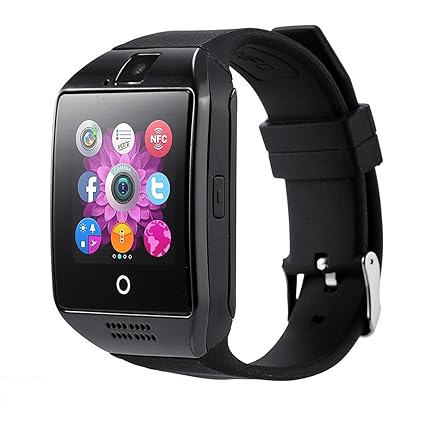 [Updated Version]Bluetooth Touch Screen Smart Watch,OURSPOP 2.5D Radian Bluetooth Smart WristWatch,Unlocked Watch Cell Phone With GSM SIM Camera for ...