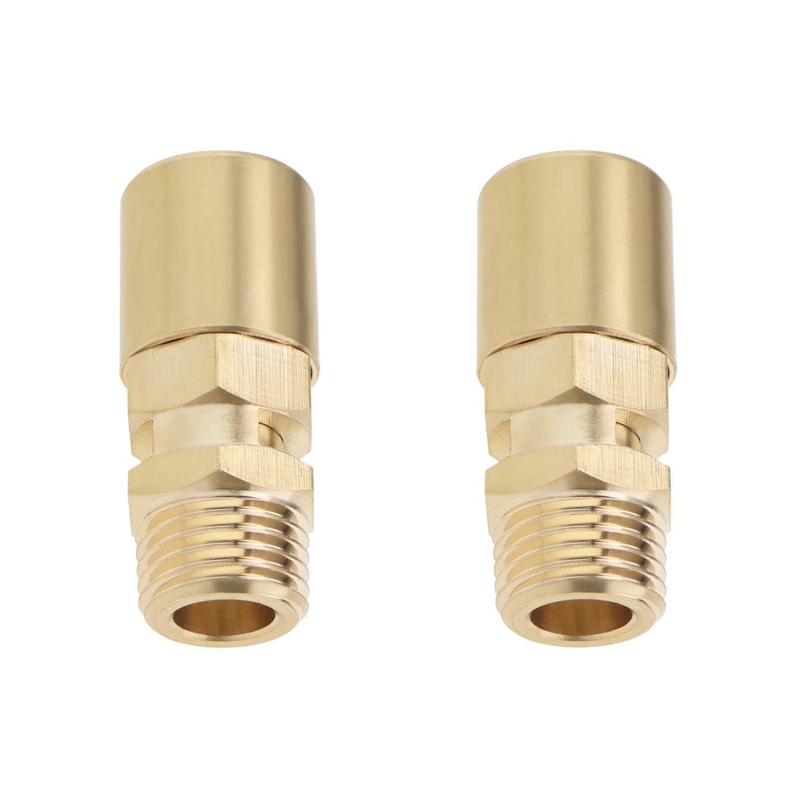 LT Easiyl 2PCS Brass Air Compressor Safety Valve Auto Open and Close Air Compressor Switch 9.5 Bar Pressure Relief 1/4" BSP Male Suitable for Industrial Use