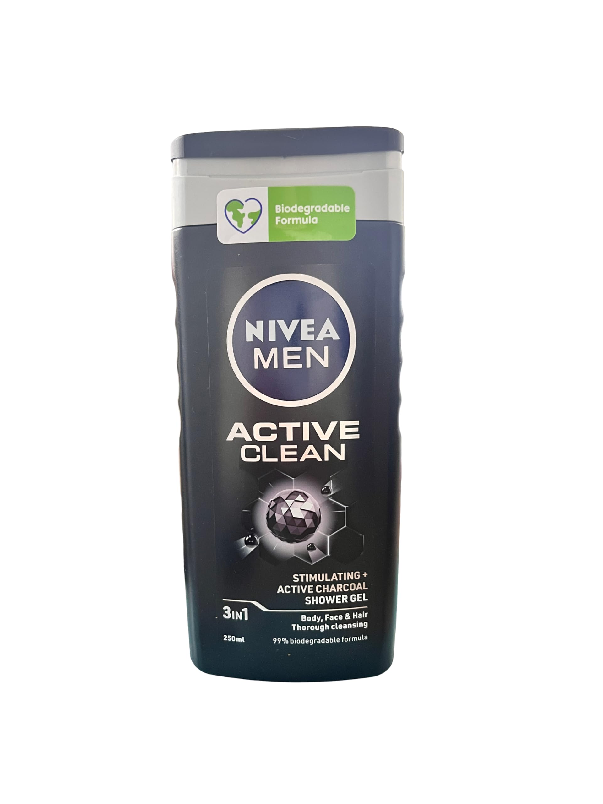 Nivea Men Active Clean Shower Gel Pack of 3 x 250 ml