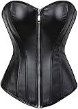 Corsets for Women Faux Leather Corset Top Steampunk