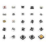 Yetaida 125Pcs 25 Values Micro Momentary Tactile