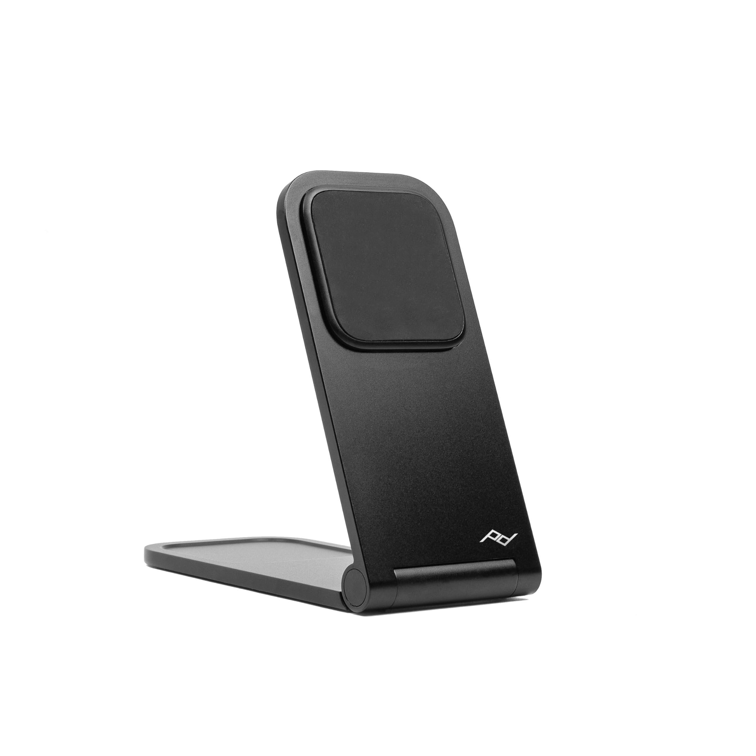 Peak Design Wireless Charging Stand, Black, Qi1 Charging, Grippy Silicone Base, Works with Peak Design Mobile Cases, MagSafe Compatible, for iPhone, Samsung and Google Pixel Phones