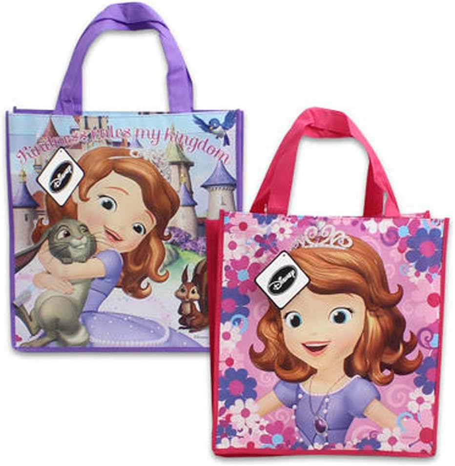 Disney Sofia the First Medium Non-Woven Bag, Pack of 2