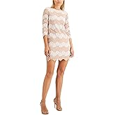 Jessica Howard Womens Lace Sheath Dress