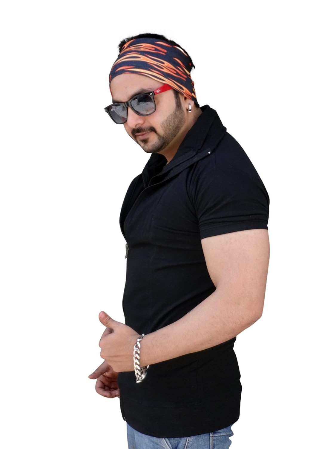 black collection men's cotton t-shirt (bcsa0002_black_large)