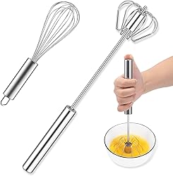 Myasrelae Hand Push Whisk, Semi-Automatic Egg Mini