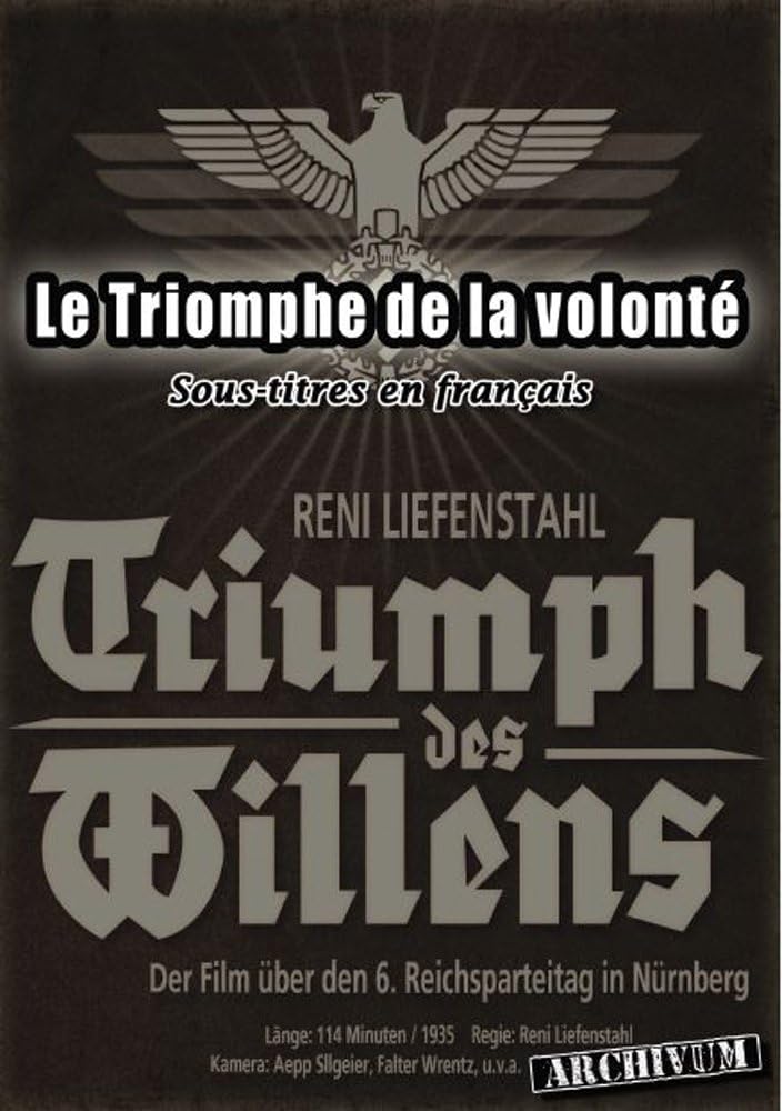 Le Triomphe De La Volonté Leni Riefenstahl Le Triomphe de la volonté VOSTFR: Amazon.fr: Leni Riefenstahl: DVD