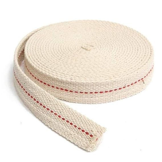 Wick Cotton Öllampe zum Ersatz Wick und Lantern Wick Flat Cotton 1mx2,5cm Wide For Burner Oil Lampe