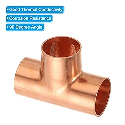 PATIKIL 1-1/8 Inch ID Tee Copper Fitting, 2 Pack 3
