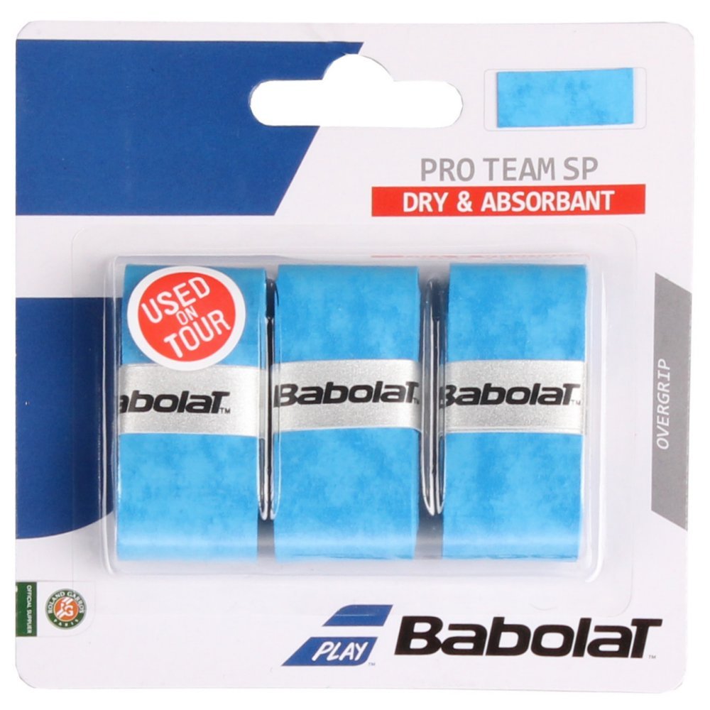 Babolat 2018 Pro Team SP Overgrip 3 Choice of Colors Tennis Badminton Racquetball Highly Adsorbant