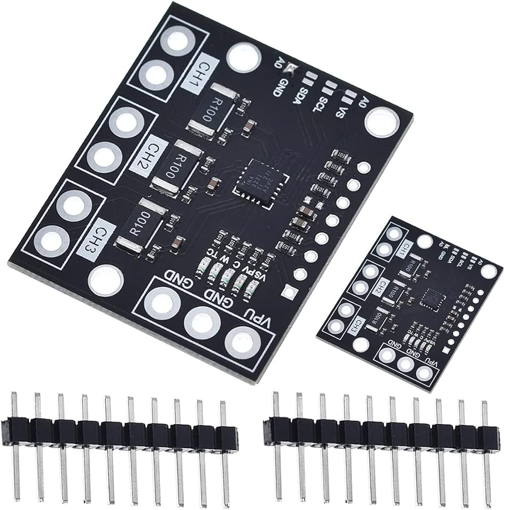 DAOKAI 2x INA3221 3 Channel I2C Shunt Current Voltage Monitor Sensor Module