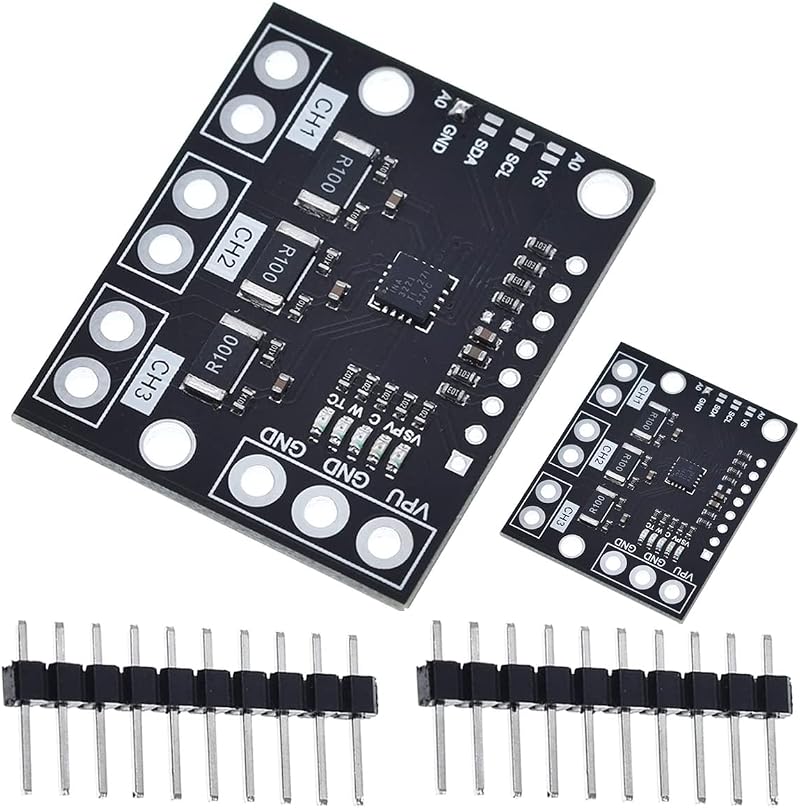 DAOKAI 2x INA3221 3 Channel I2C Shunt Current Voltage Monitor Sensor Module