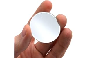 EISCO Concave Mirror, 1.5" Diameter, 200mm Focal Length - Round - Glass - 3mm Thick Approx.