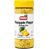 Badia Pineapple Pepper Seasoning, 6.5 oz &ndash; Sweet &amp; Peppery Tropical Blend | Sweet Pineapple Flavor With a Peppery Kick for Chicken, Seafood, Vegetables, Grilling, Marinades &amp; Tropical-Inspired Recipes