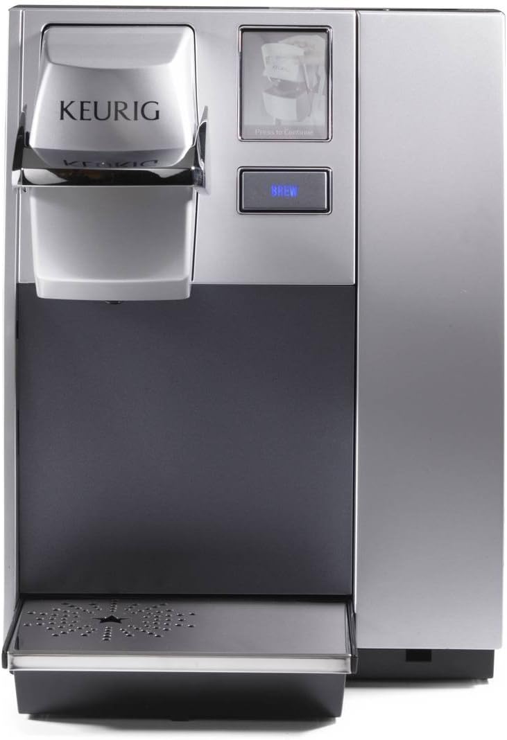 Keurig K155 Office Pro Commercial Coffee Maker, Single Serve K-Cup Pod Coffee Brewer, Silver, Extra Large 90 oz. Water Reservoir: Single Serve Brewing Machines: Kitchen & Dining