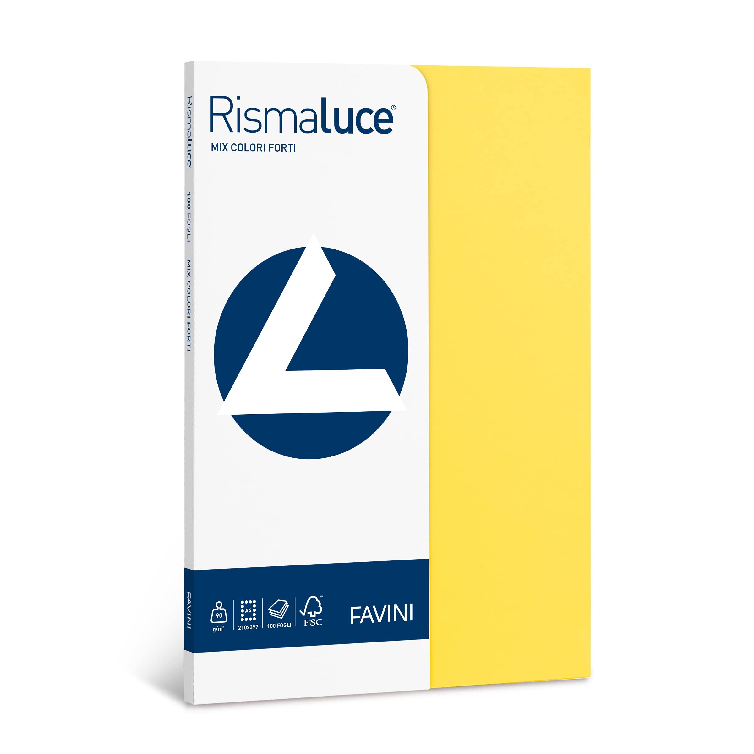 Favini A69 X 104 Rismaluce Small Mix Coloured Paper A4 90 g/M² 5 Mix of Colors