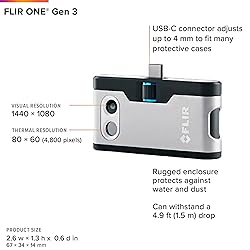 FLIR ONE Gen 3 - Thermal Imaging Camera for iOS