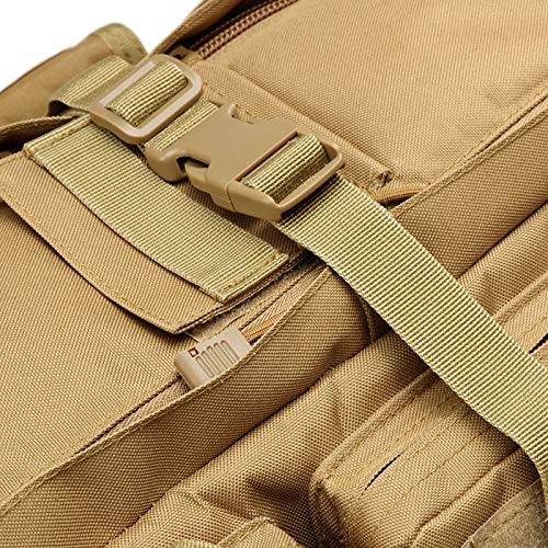 Mlida Military Tactical Backpack Double Long Rifle Pistol Gun Case Bag for Hunting Shooting Range Sports Storage and Transport Length in 37"(Tan) - Thumbnail 5