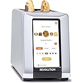Revolution R180S High-Speed Touchscreen Toaster, 2-Slice Smart Toaster with Patented InstaGLO Technology &amp; Panini Mode