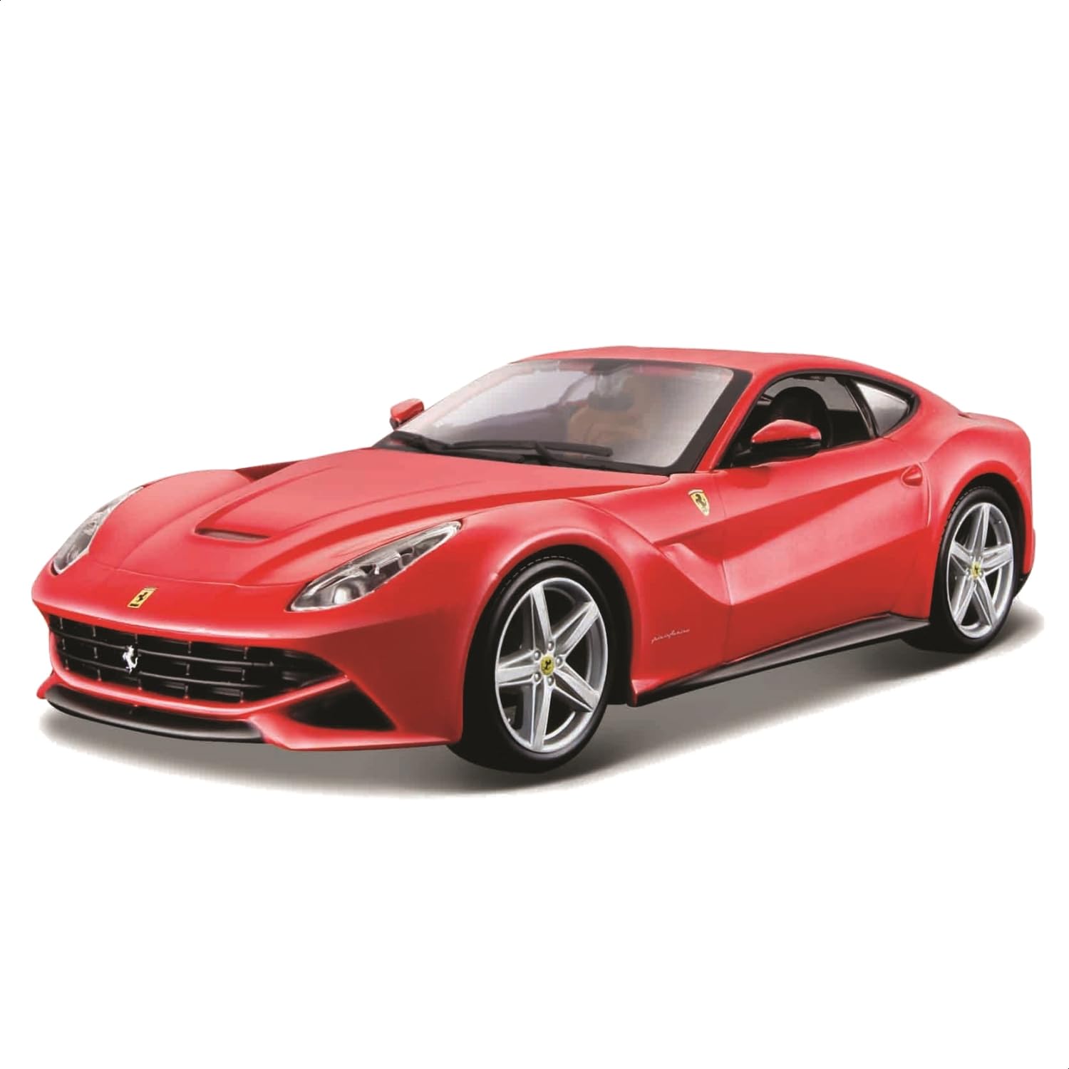 Tobar 26007R Ferrari F12 Berlinetta Model Car, 1:24 Scale, (assortment of red and yellow)