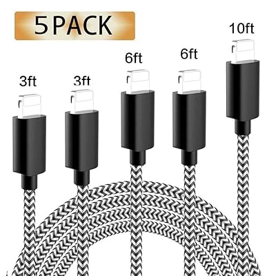 Mfi Certified iPhone Charger 5Pack 3610 Ft Nylon Nigeria Ubuy