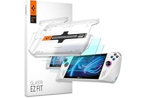 Spigen Tempered Glass Screen Protector [GlasTR EZ FIT] designed for ASUS ROG Ally - 2 Pack