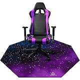AREIA Space Computer Chair Mat (47” x 47”), Noise Cancelling Gaming Chair Mat – Anti-Slip Gaming Floor Mat – Scratch Resistan