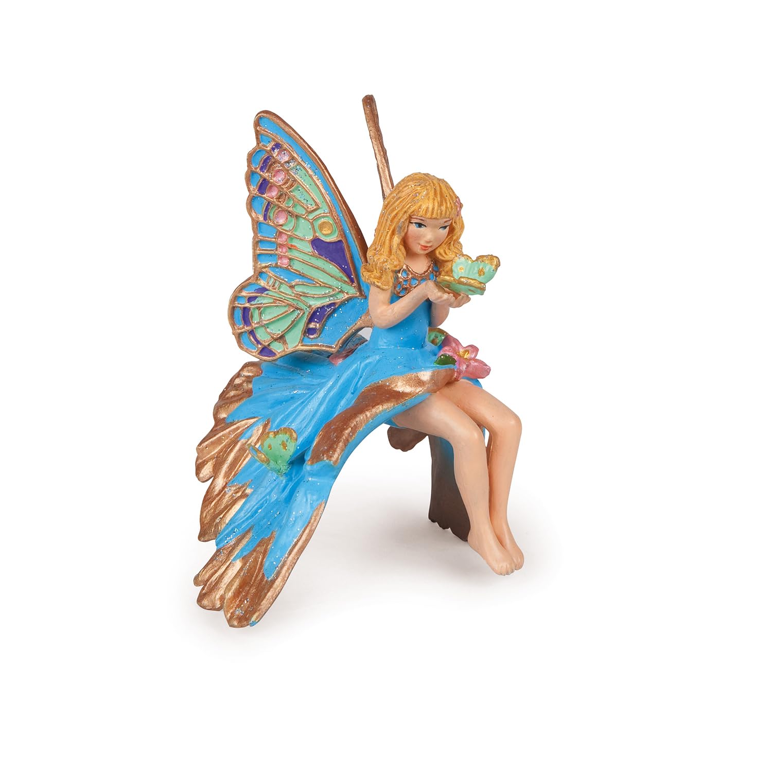 Papo - Realistic Blue Elf Child Figure - Ages 3+ - Enchanted World Collection - Creative Play Fairy World - Gift Idea Toy for Girls and Boys