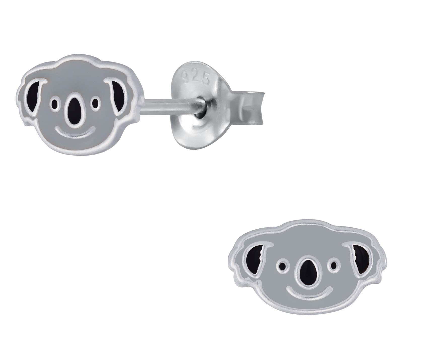 Koala Earrings 925 Sterling Silver