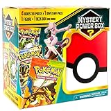 Pokemon Mega Mystery Box 3 + 4 Booster Pack + 1 GX Or Ex Foil Card + Factory Sealed Pack