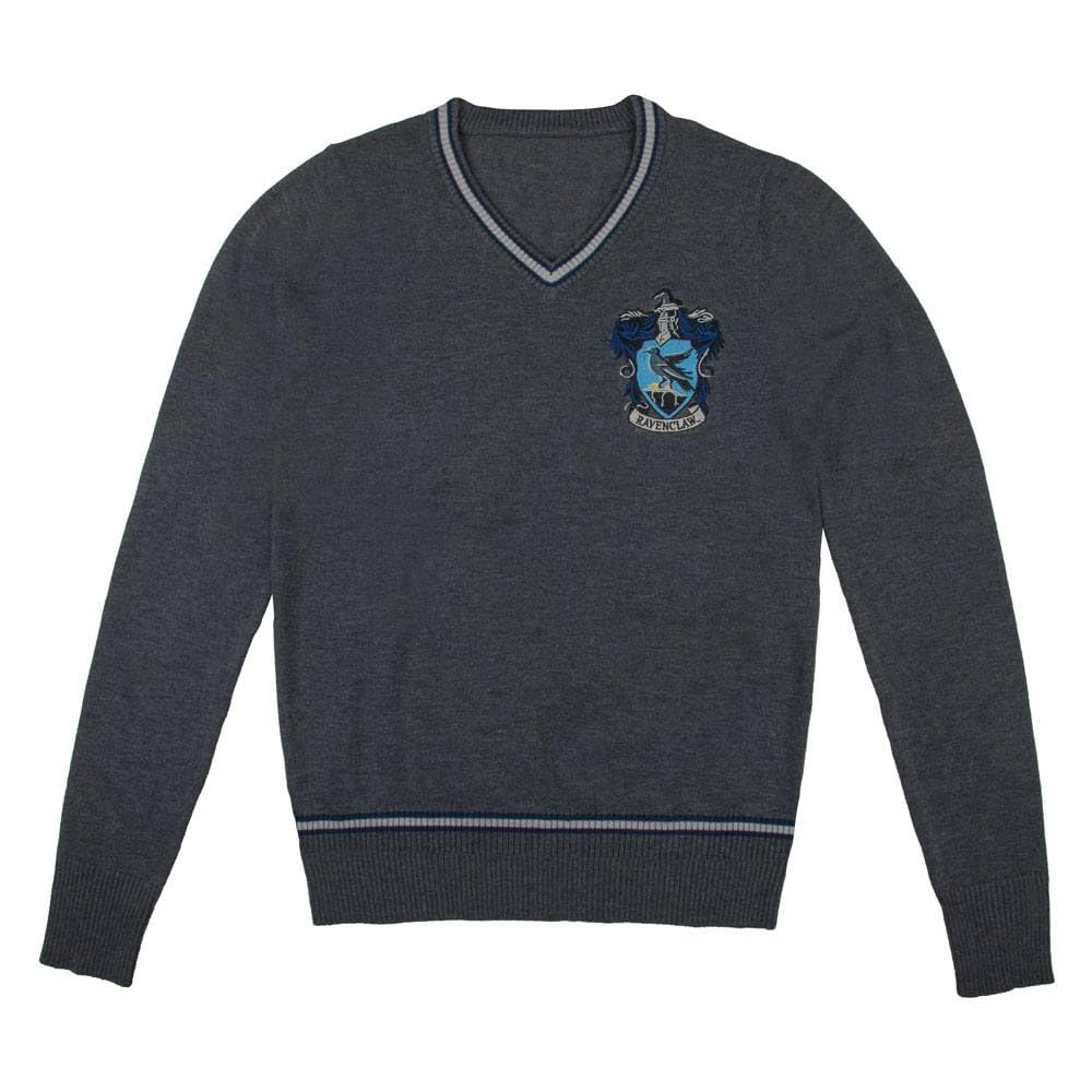 Cinereplicas - Harry Potter - Pull Hogwarts - V-Neck Grey - Ravenclaw - XS Kids