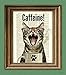 Caffeine Cat has a case of the Mondays Coffee Cup Cat altered art dictionary page illustration book print