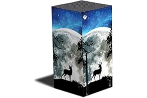 MIGHTY SKINS MightySkins Skin Compatible with Xbox Series X - Moonlight Deer | Protective, Durable, and Unique Vinyl Decal wrap Cover | Easy to Apply and Change Styles | Made in The USA (MIXBSERX-Moonlight Deer)