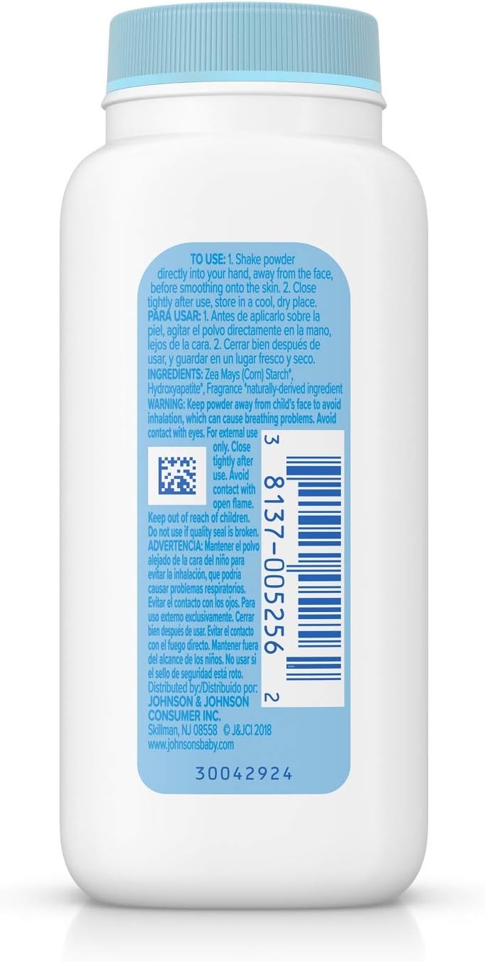 travel size cornstarch baby powder