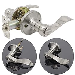 Gobrico Keyless Privacy Wave Door Lever Hardware