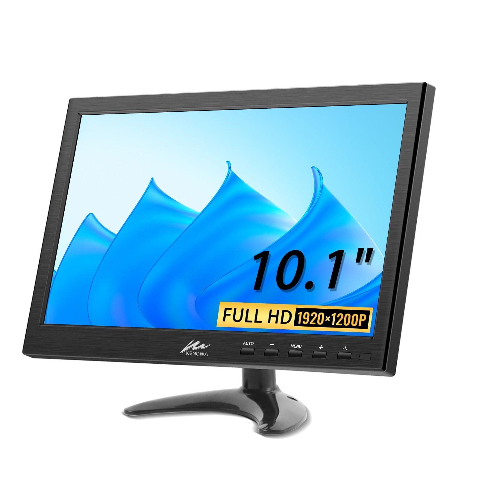 Kenowa 10.1 Inch Portable Monitor, FHD 1920x1200P HDMI Monitor LED ...