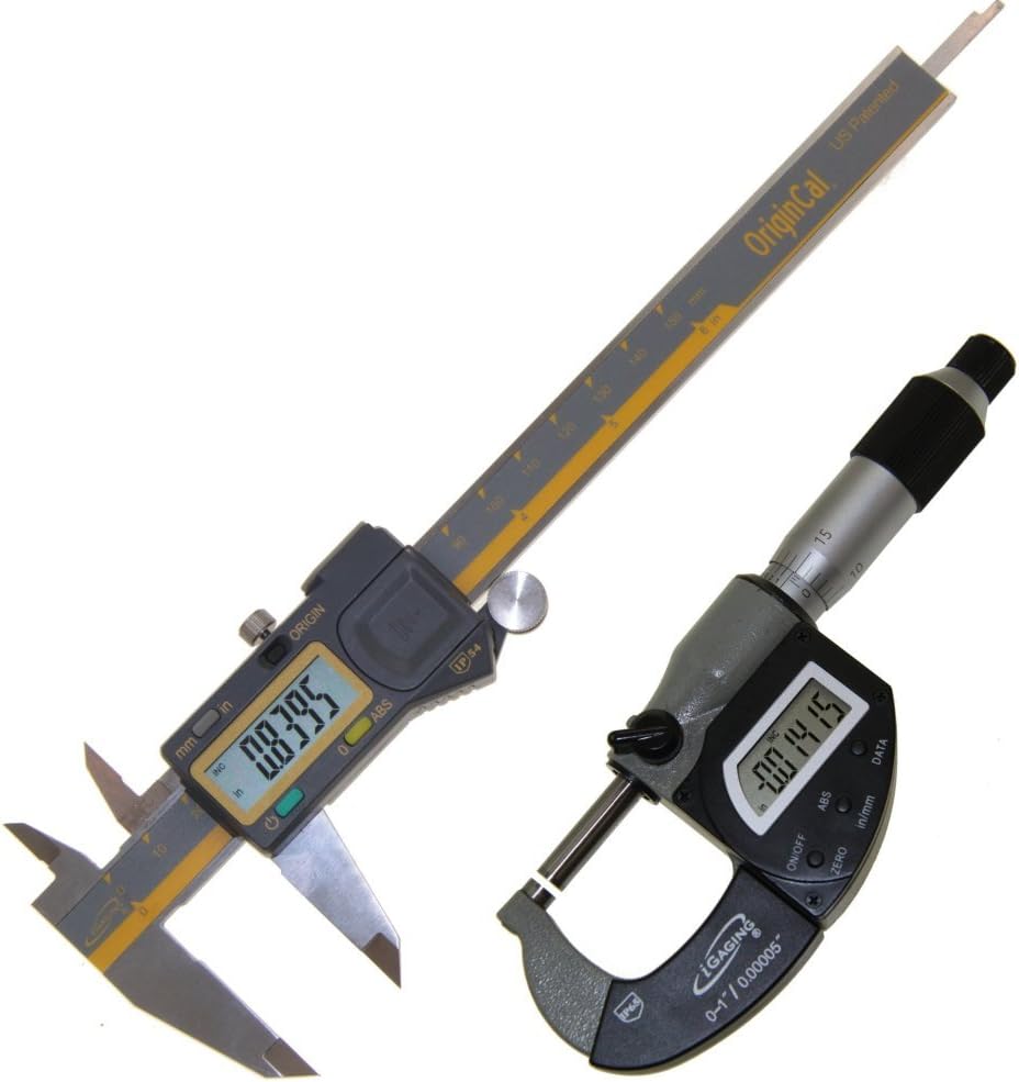 iGaging IP65 1″ Electronic Micrometer Hybrid + ABSOLUTE Origin IP54 6