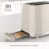 Morphy Richards Hive 2 Slice Toaster Cream 850W Variable Browning Anti-Jam view 6