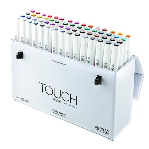 Touch Twin Brush Markers 60 Set B