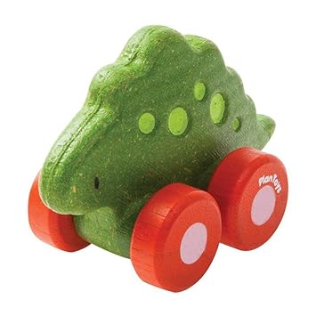 dinosaur push car