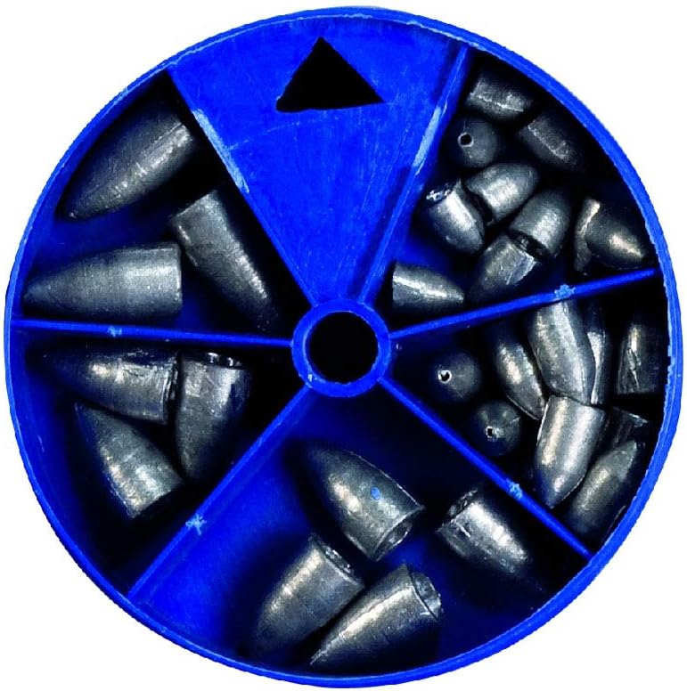 Jenzi Drop Shot Sinker Assortment in a Round Tin 140g