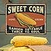 Barnyard Designs Sweet Corn Retro Vintage Metal Tin Bar Sign, Decorative Wall Art Signage, Primitive Farmhouse Country Kitchen Home Décor, 13