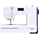 Bernette B37 Computerized Sewing Machine with LCD Display | Advanced Sewing &amp; Quilting | 50 Stitches, One-Step Buttonhole, Automatic Needle Threader, Free Arm, LED Light |Adjustable Stitches