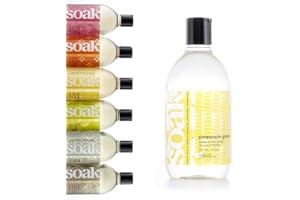 Soak Laundry Soap – No Rinse, Plant Derived Hand Wash Detergent - 375 ml / 12 fl. oz, 75+ Washes (Pineapple)