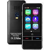 Language Translator Device No WiFi Needed，139 Languages Offline Online Voice Photo Translation，Portable Two-Way Instant Translator, High Accuracy Real-Time（0.5s for Travel, Business and Learning