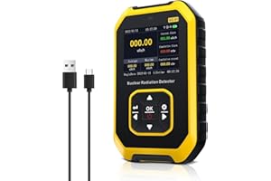 INFURIDER Portable Geiger Counter，YF-Y1-GC-01 Nuclear Radiation Detector with LCD Display, Rechargeable Radiation Monitor Beta Gamma X-ray Tester, Handheld Radiation Dosimeter for Home, Outdoor